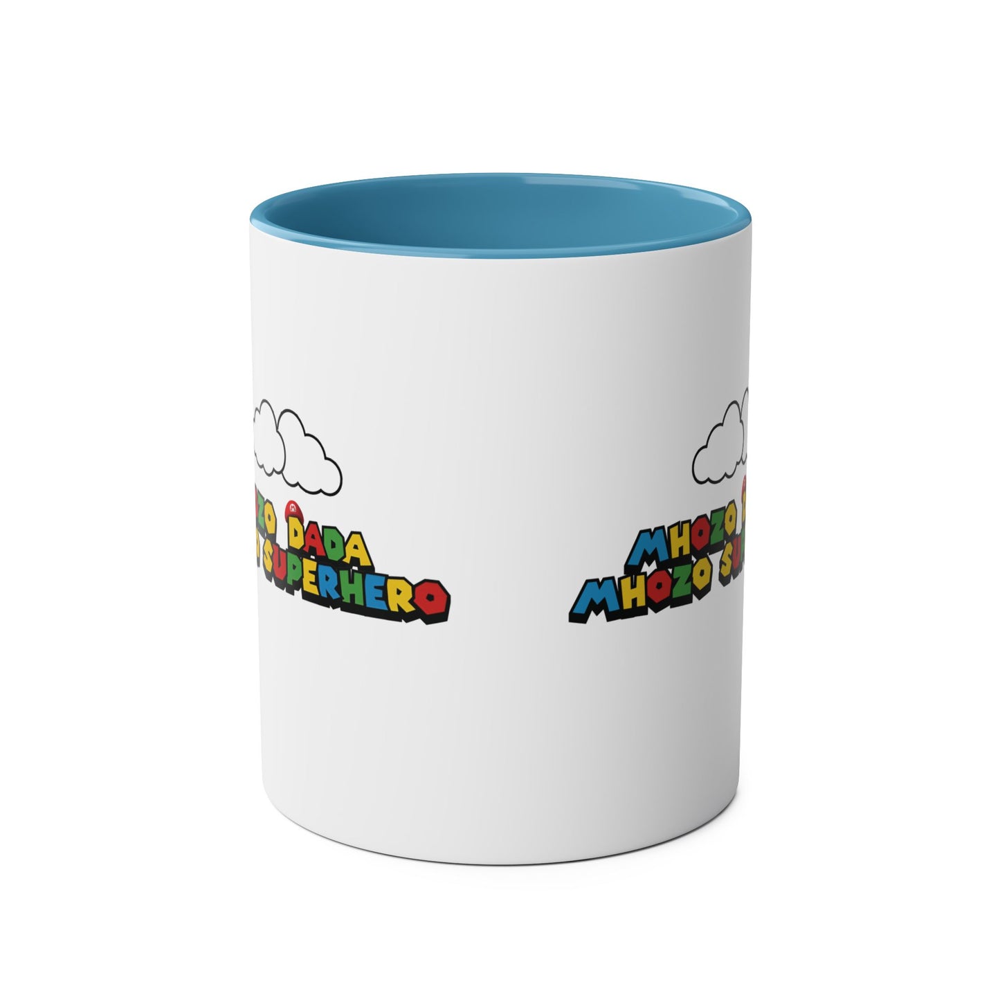 Mhozo Dada Mozo Superhero Two-Tone Coffee Mug 11oz