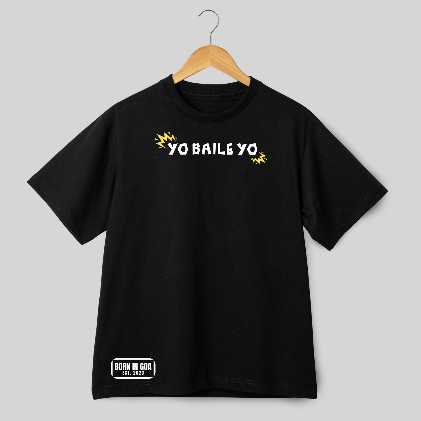 "Yo Baile Yo" – Puff Print Oversized Tee