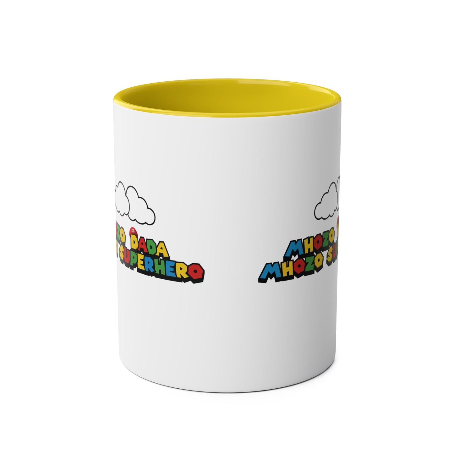 Mhozo Dada Mozo Superhero Two-Tone Coffee Mug 11oz