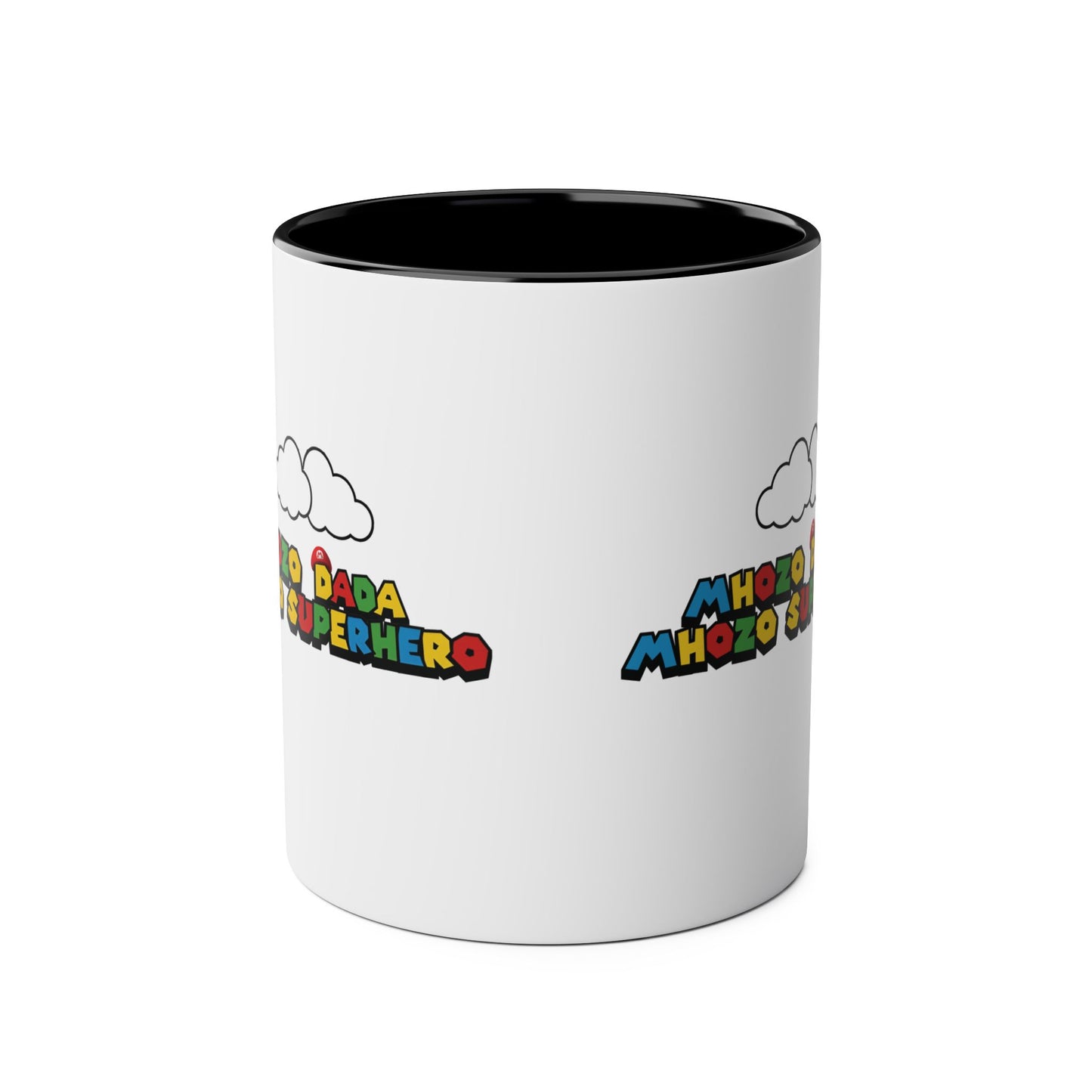 Mhozo Dada Mozo Superhero Two-Tone Coffee Mug 11oz