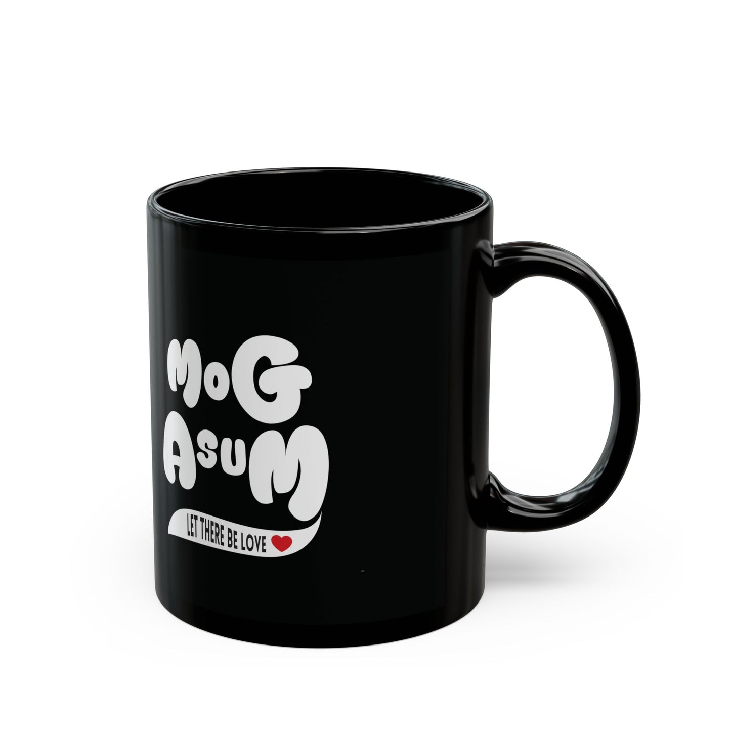 Mog Asum – Stylish Black Mug