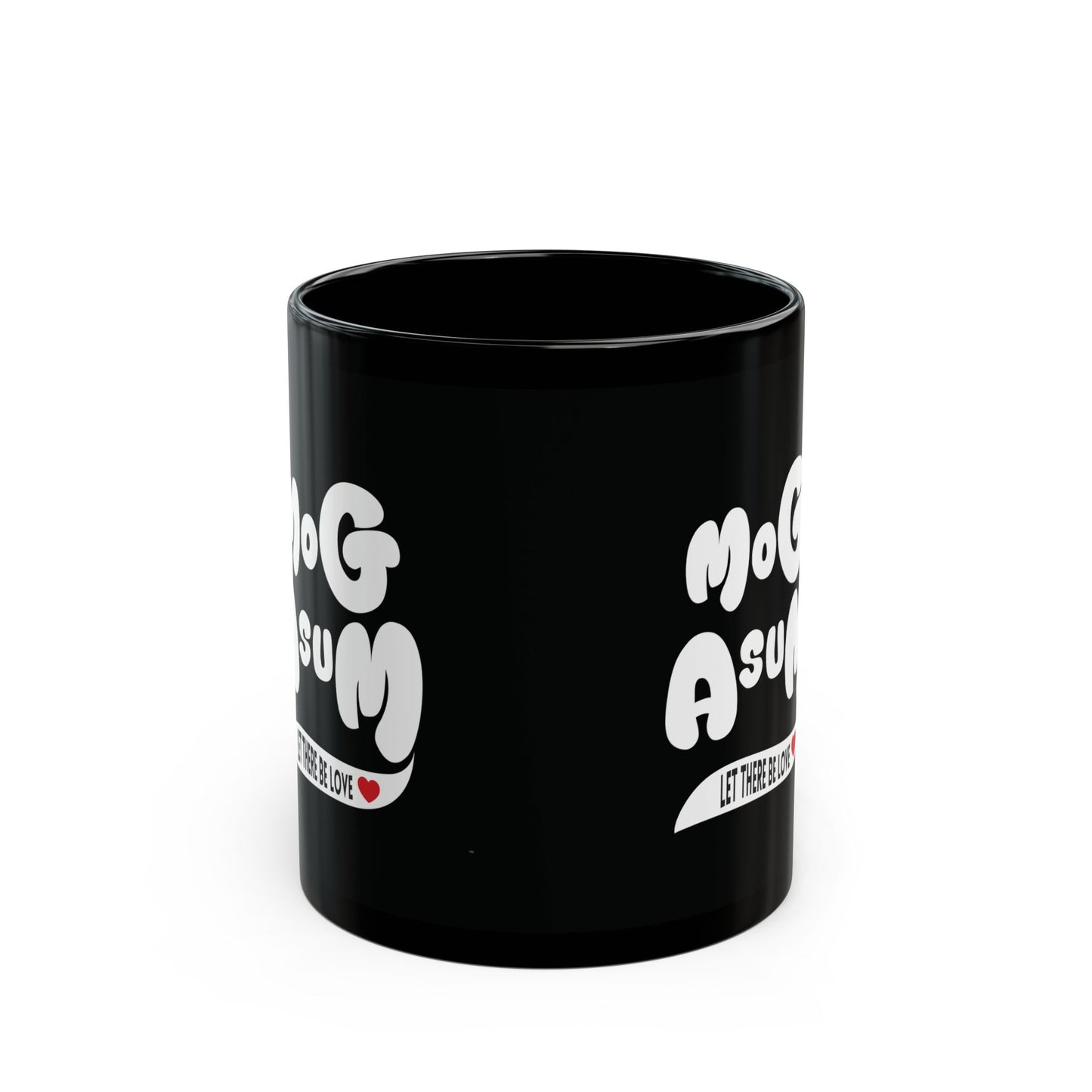 Mog Asum – Stylish Black Mug