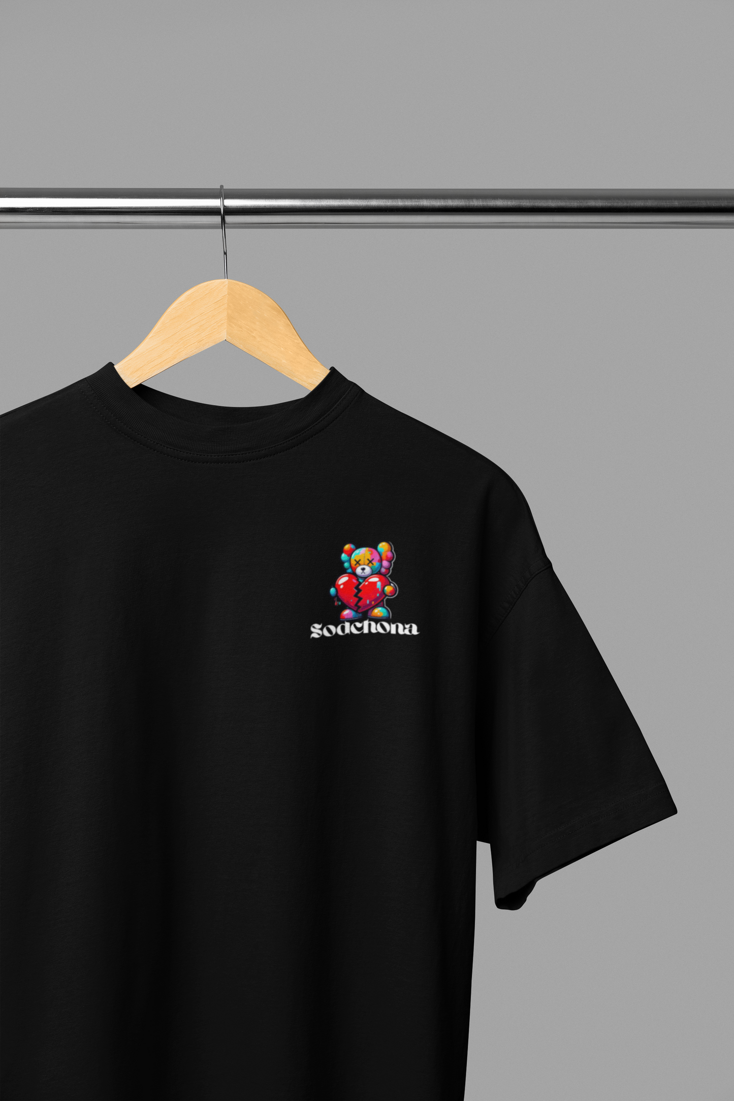 Sodchona Broken Heart Boxy Fit Oversized t-shirt