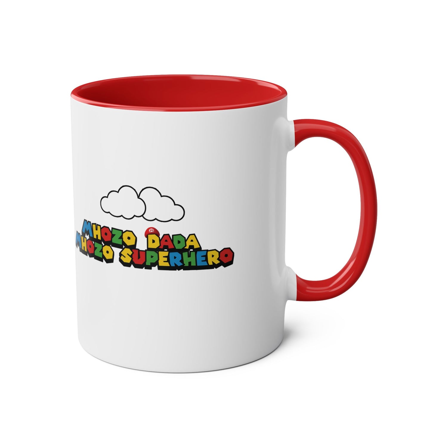 Mhozo Dada Mozo Superhero Two-Tone Coffee Mug 11oz