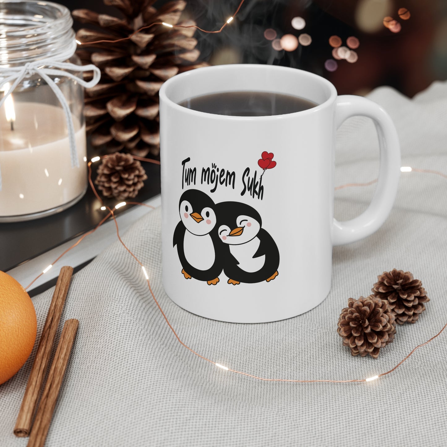Mug - Ceramic Coffee Cups - 11oz, 15oz - 'You Are My Place of Peace' Gift for Loved Ones