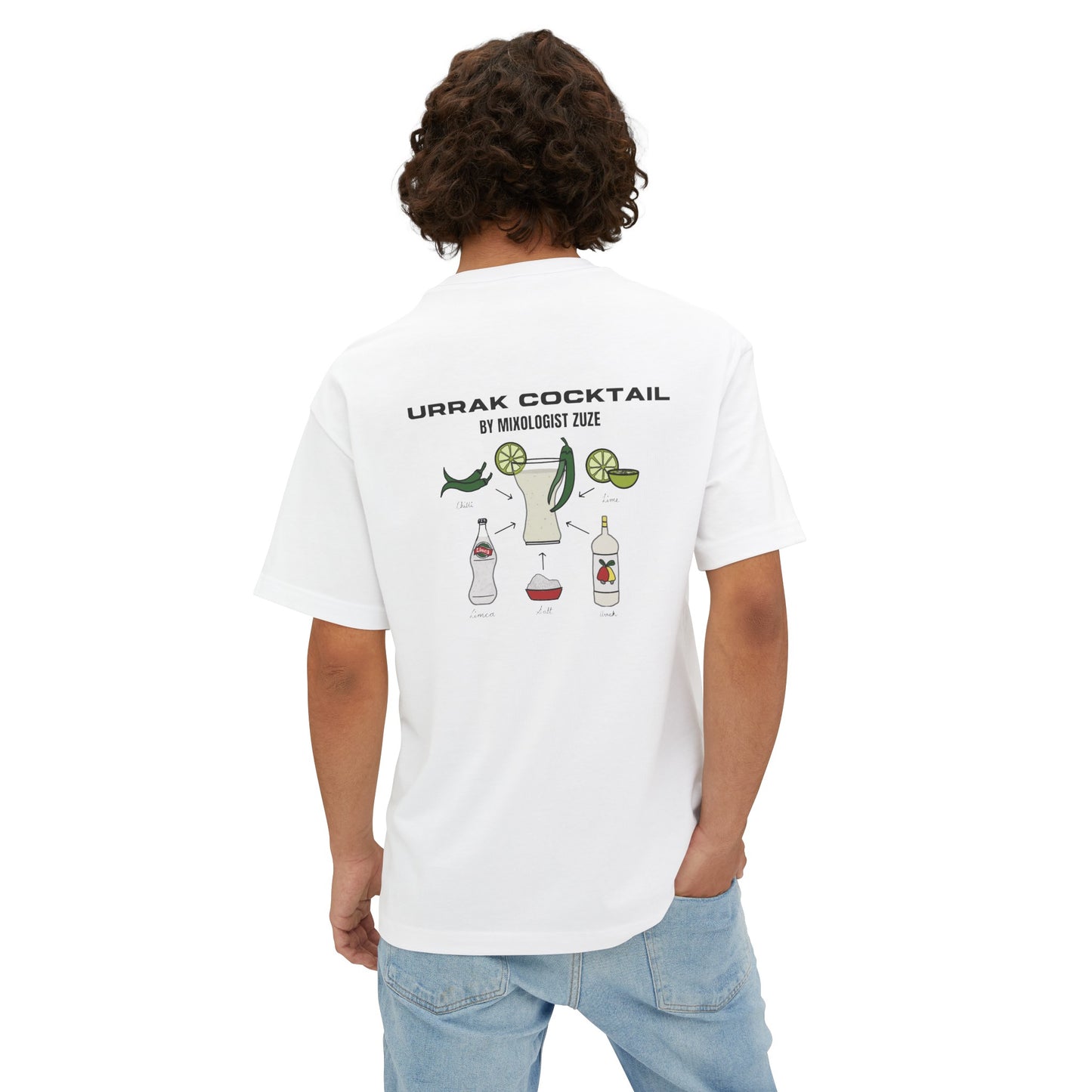 Urrak Recipe Boxy Fit Oversized T-Shirt
