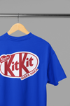 Kit Kit Ovesized Boxy fit t-shirt Blue