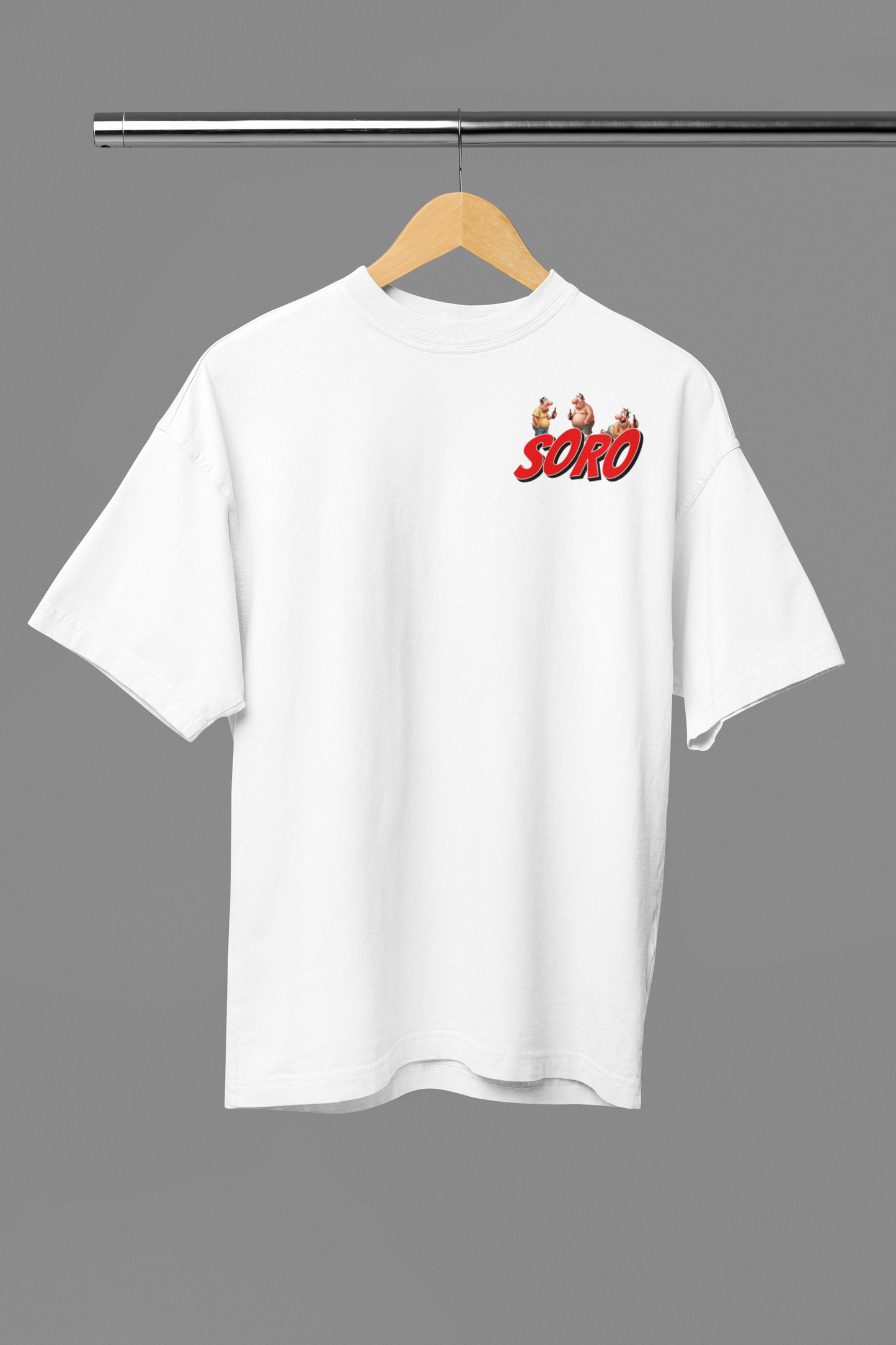 Soro - Ultra Premium Oversized T-Shirt with Extended Neck