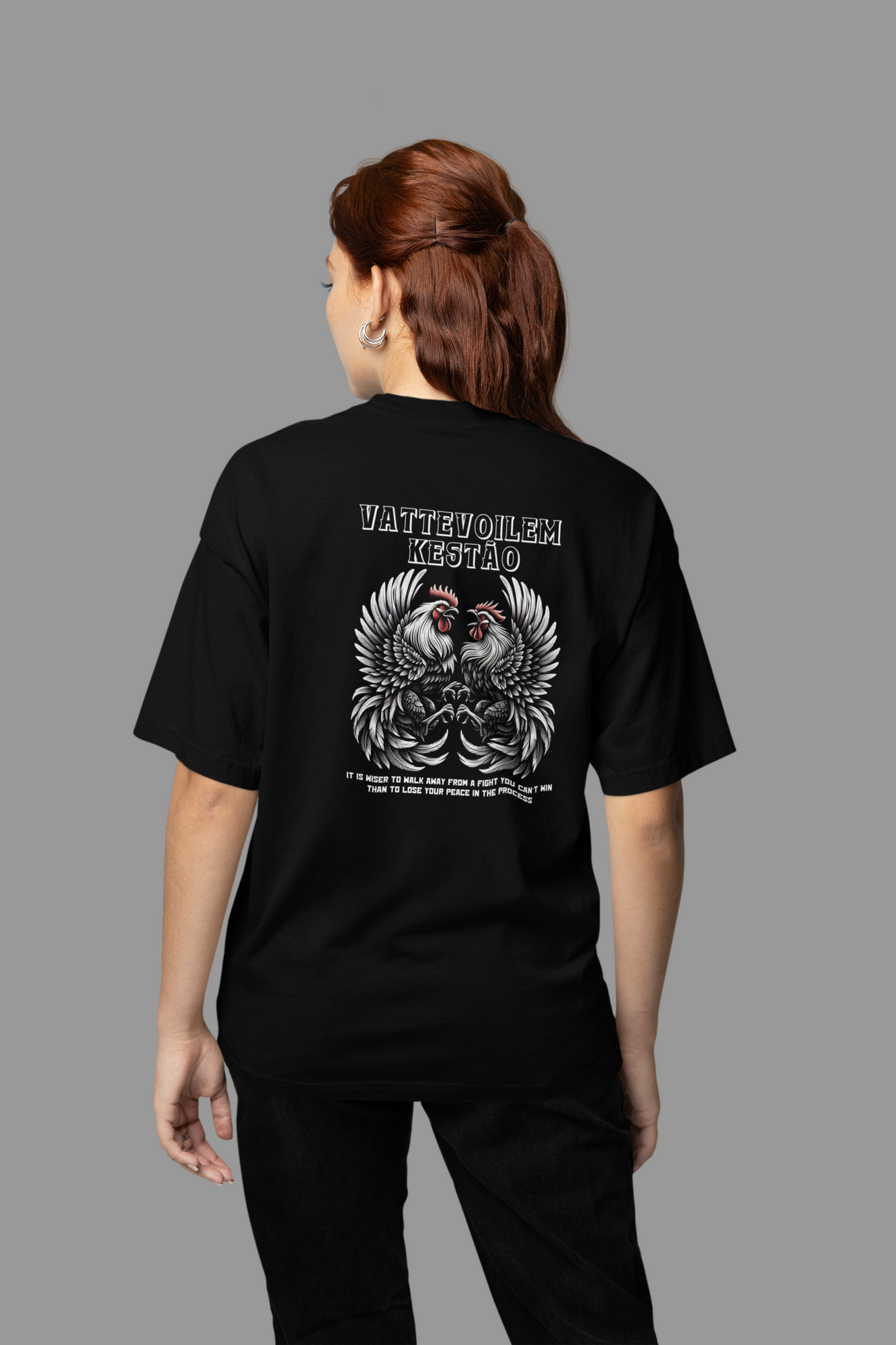 Vattevoilem Kestao Unisex Boxy Fit Oversized t-shirt