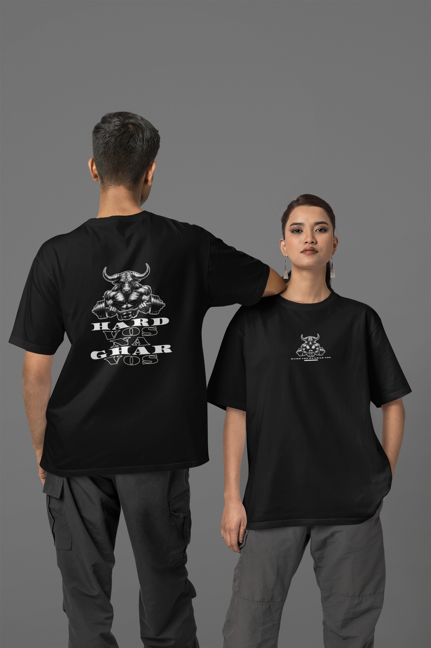 Hard Vos Na Ghar Vos, Gym Motivation Regular Oversized t-shirt