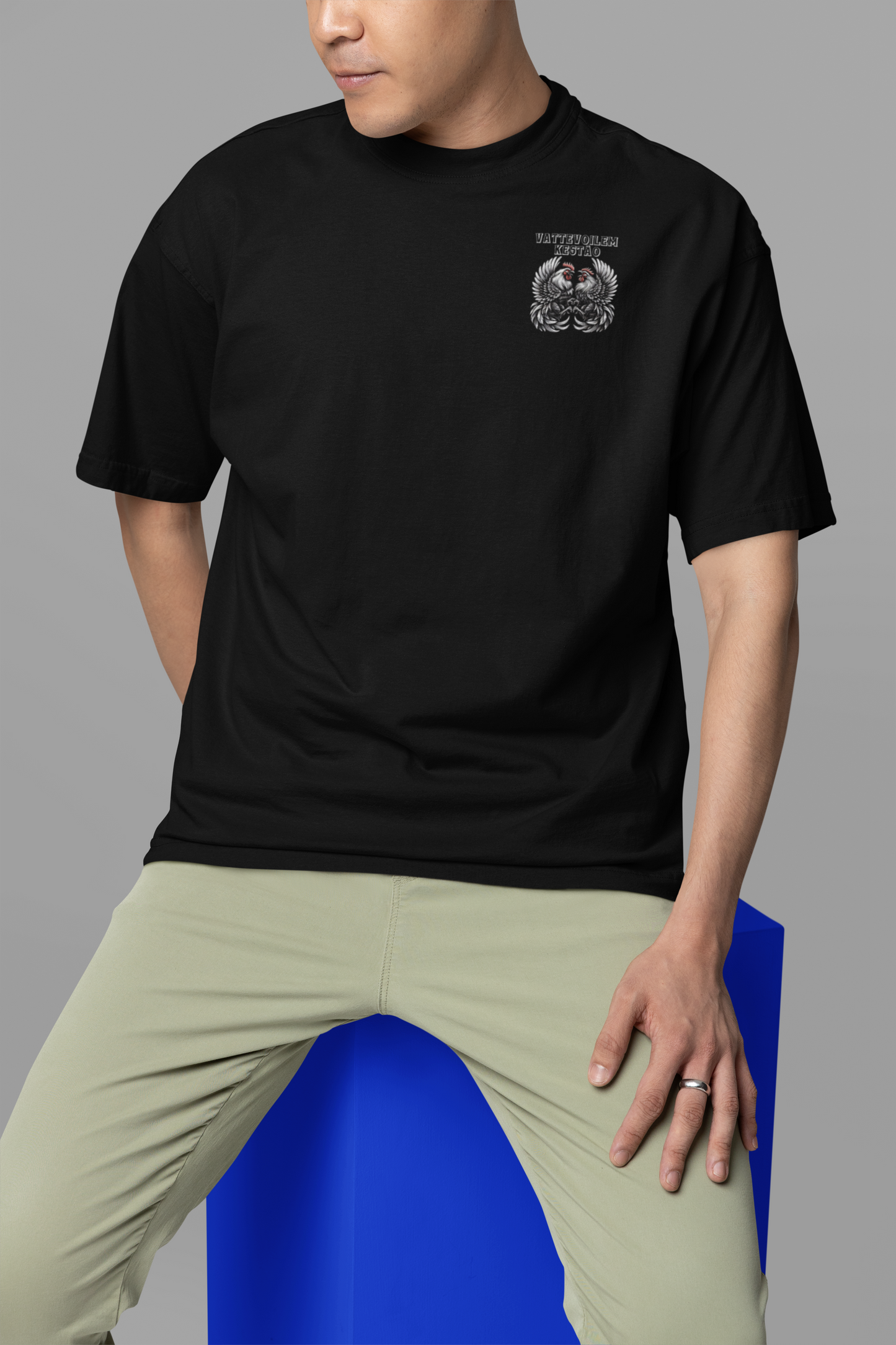 Vattevoilem Kestao Unisex Boxy Fit Oversized t-shirt
