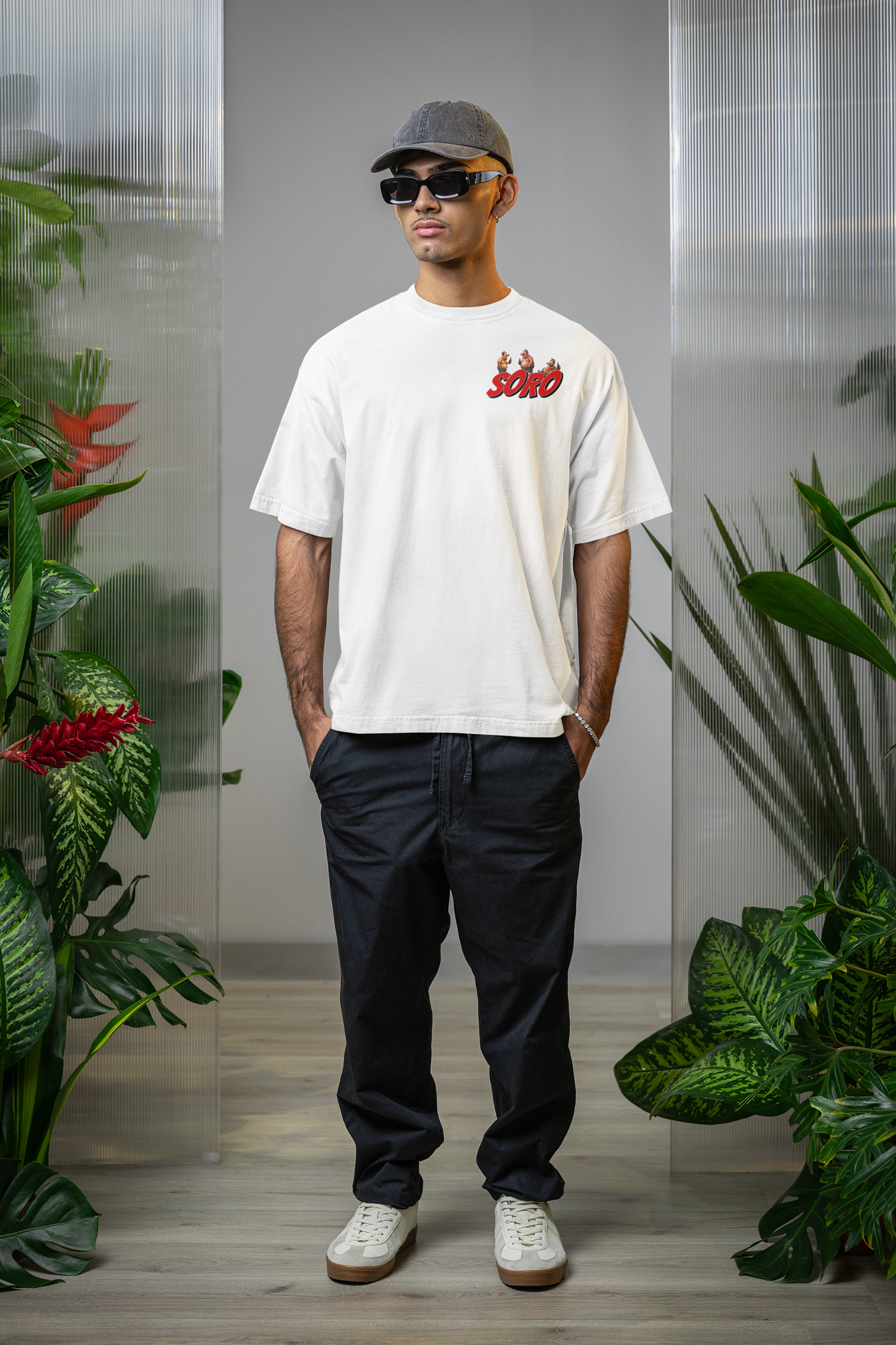 Soro - Ultra Premium Oversized T-Shirt with Extended Neck