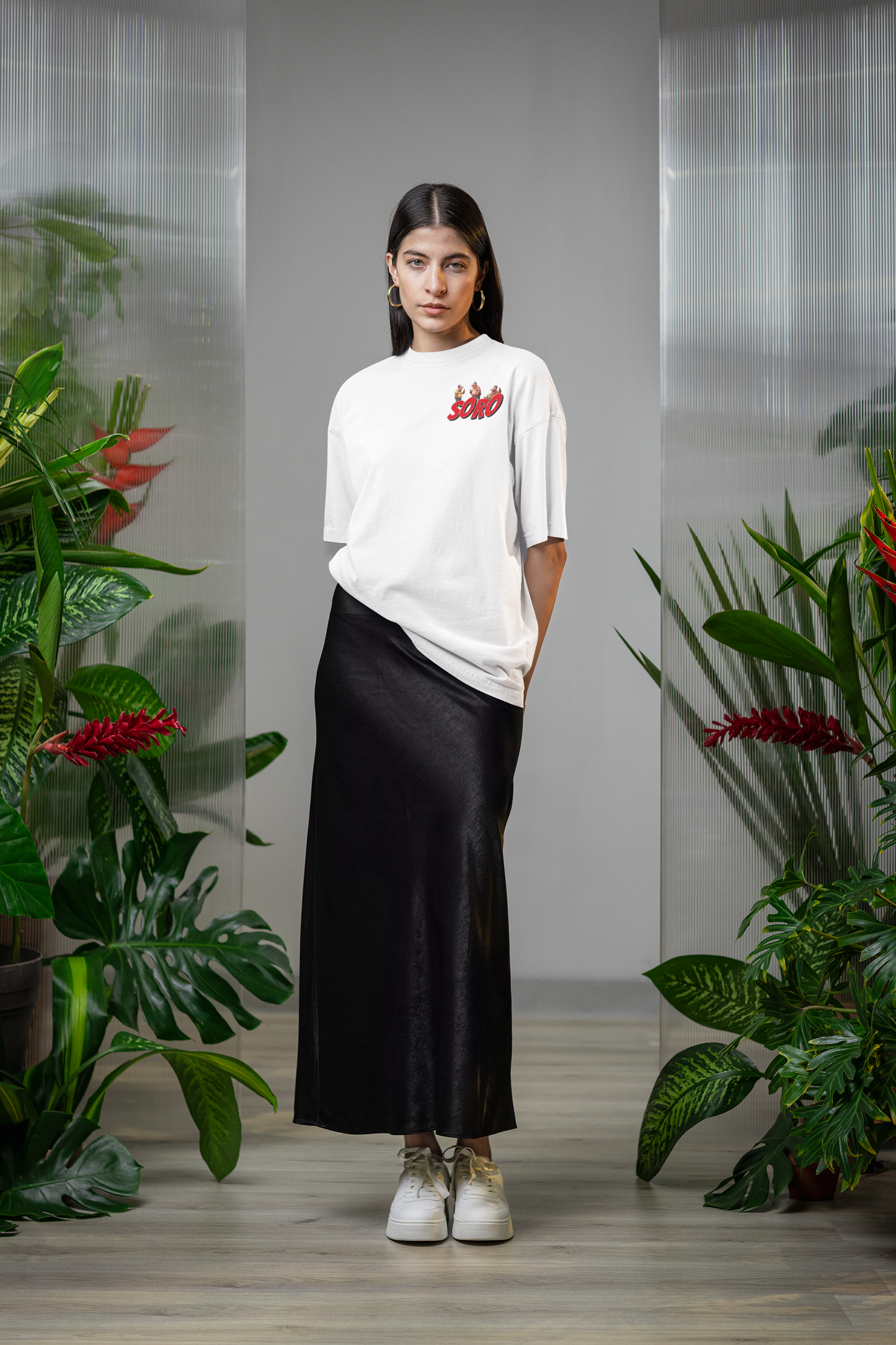 Soro - Ultra Premium Oversized T-Shirt with Extended Neck