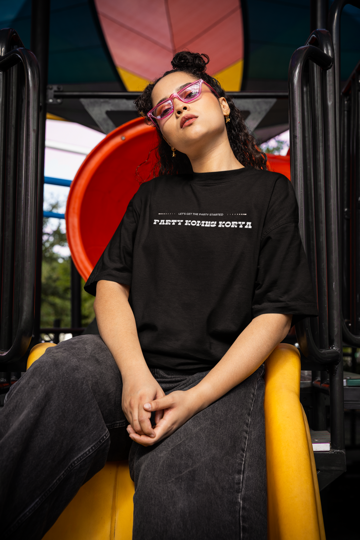 Party Komes Korya Regular fit oversized t-shirt