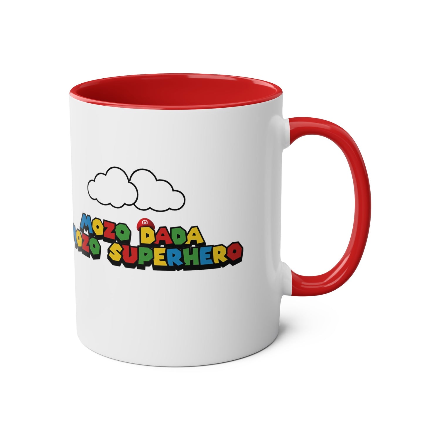 Mozo Dada Mozo Superhero Two-Tone Coffee Mug 11oz