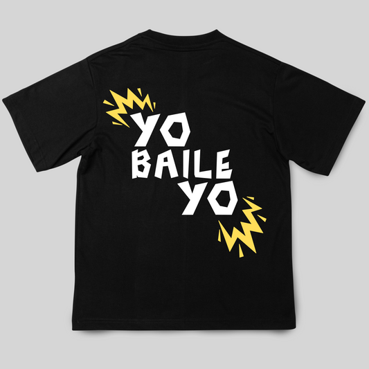 "Yo Baile Yo" – Puff Print Oversized Tee