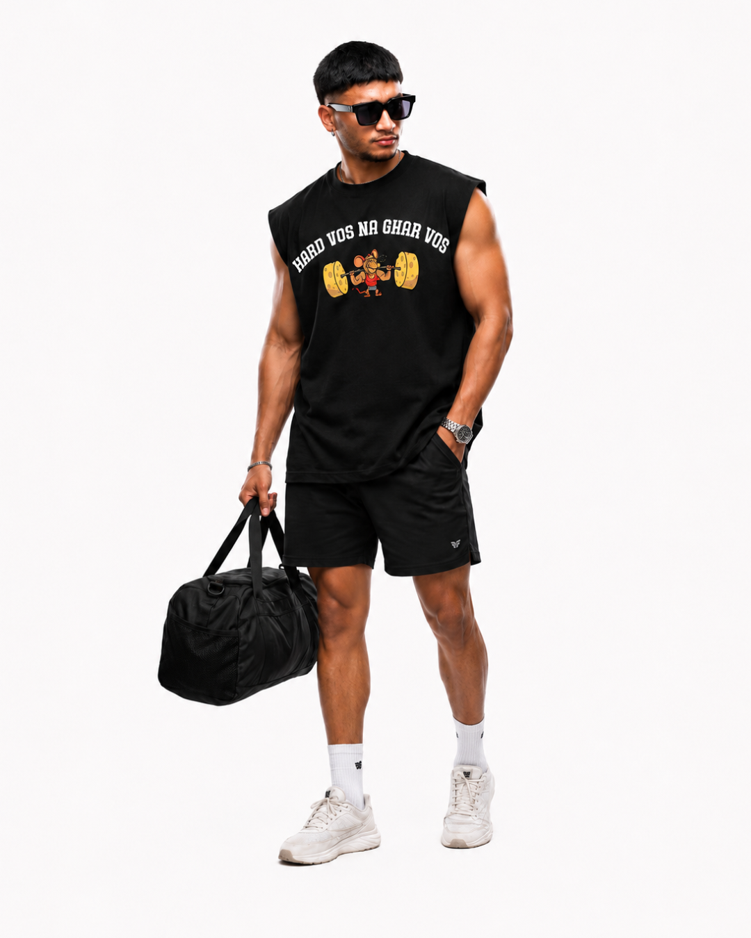 Pre Order Hard Vos Na Ghar Vos Motivation tank top