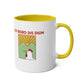 Dev Boro Dis Dium Two-Tone Coffee Mug -  11oz