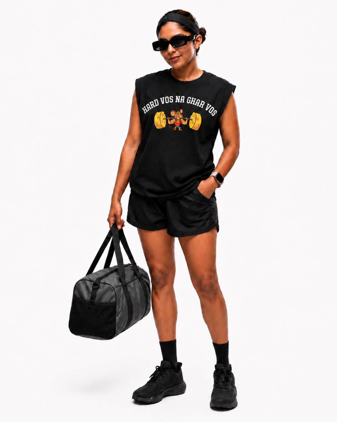 Pre Order Hard Vos Na Ghar Vos Motivation tank top