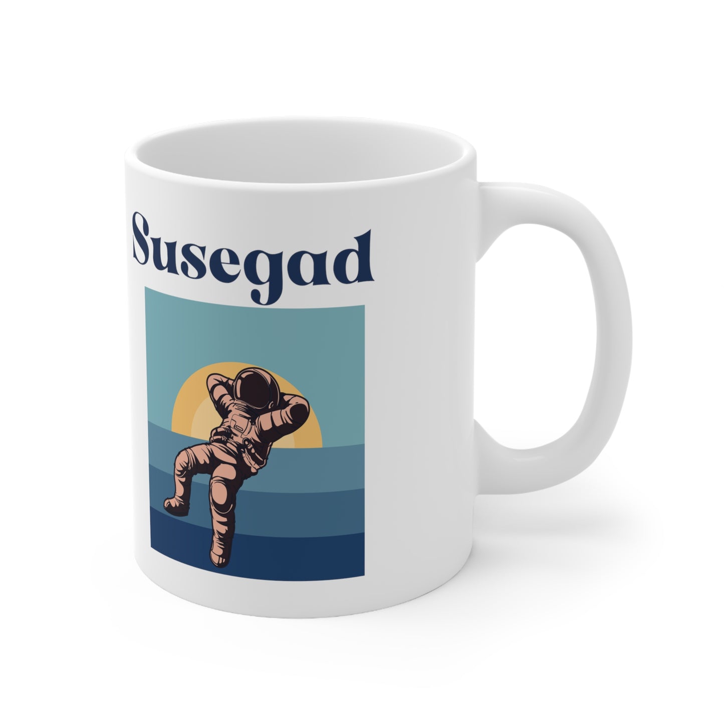 Susegad Ceramic Coffee Cups, 11oz