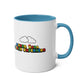 Mhozo Dada Mozo Superhero Two-Tone Coffee Mug 11oz