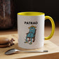 Patrao Coffee Mug — Funny Relaxed Character Accent Mug (11oz)
