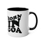 Born in Goa Two-Tone Coffee Mug - 11oz