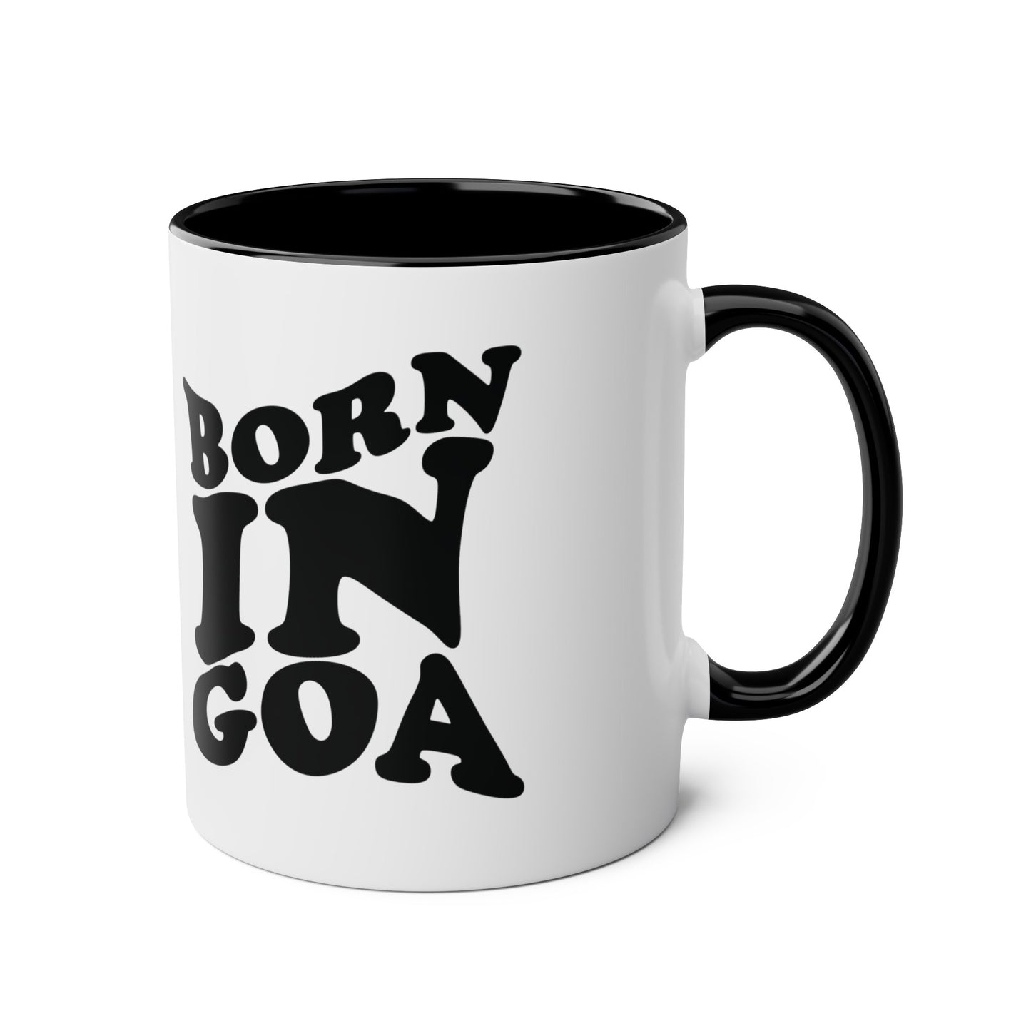 Born in Goa Two-Tone Coffee Mug - 11oz