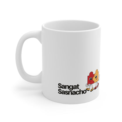 Coffee Mug - Sangat Sasnacho Love Commitment 11oz, Ceramic Cup