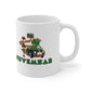 Nevemkar Fun Road Trip 11oz Coffee Mug, Travel Coffee Cup, Quirky Office Mug