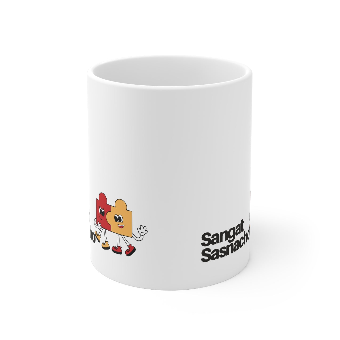 Coffee Mug - Sangat Sasnacho Love Commitment 11oz, Ceramic Cup