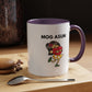 Mog Asum Coffee Mug — Cute Cartoon Girl Holding Heart Accent Mug (11oz)