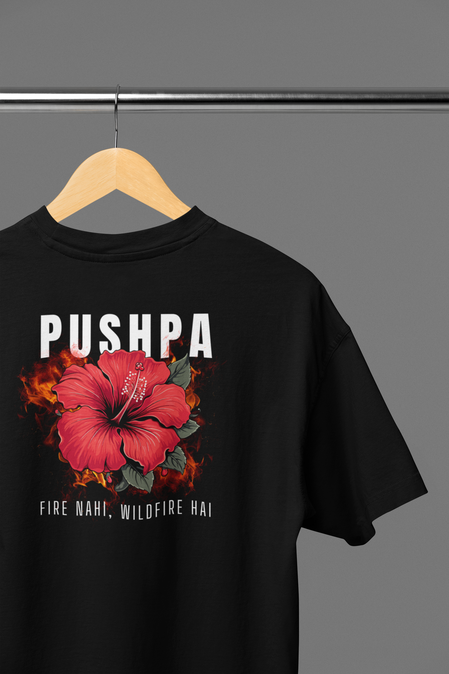 Pushpa - Fire Nahi Wildfire Hai Oversized t-shirt