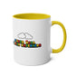 Mhozo Dada Mozo Superhero Two-Tone Coffee Mug 11oz