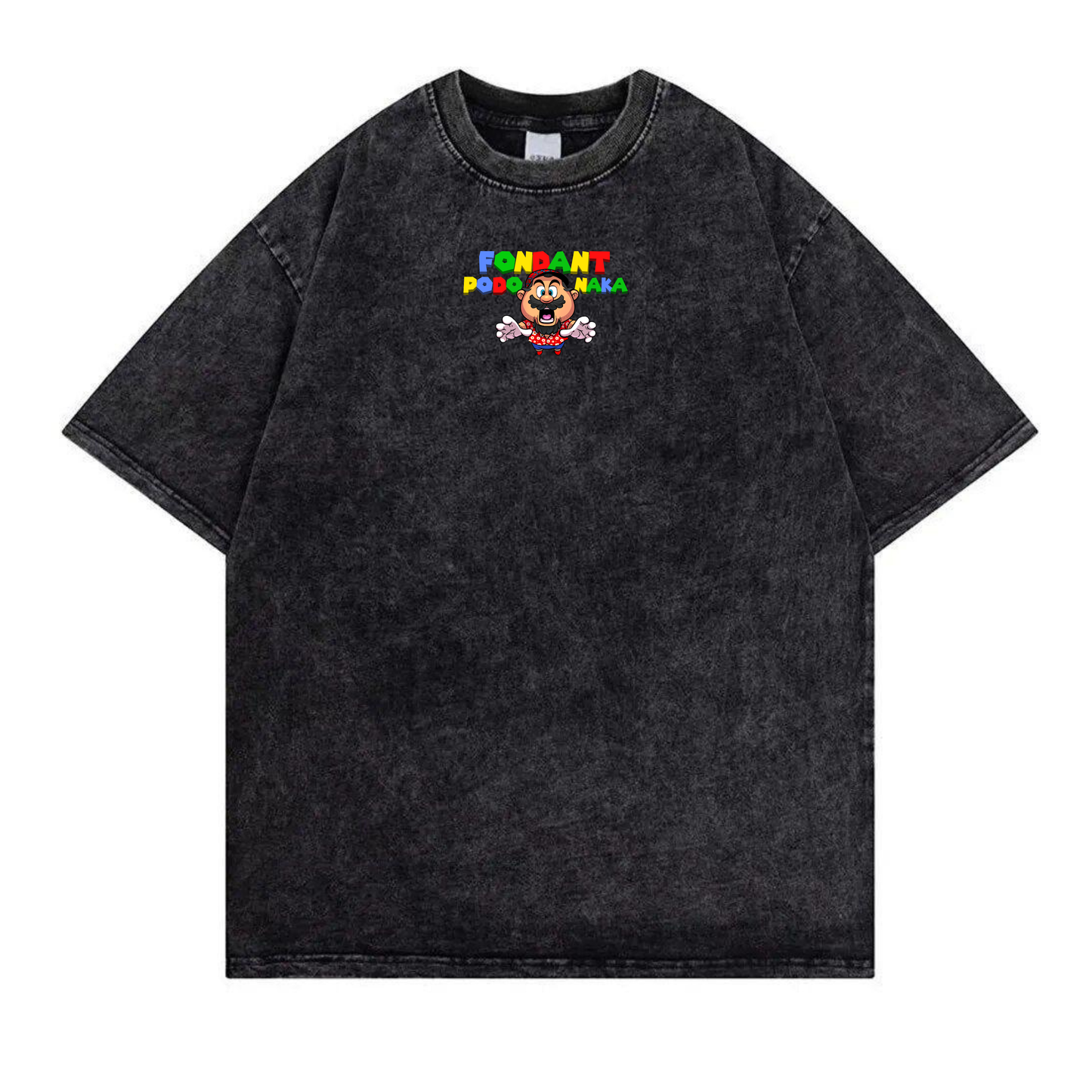 Fondant Podo Naka – Uncle Mario in Goa Oversized Tee