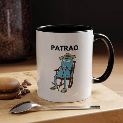 Patrao Coffee Mug — Funny Relaxed Character Accent Mug (11oz)
