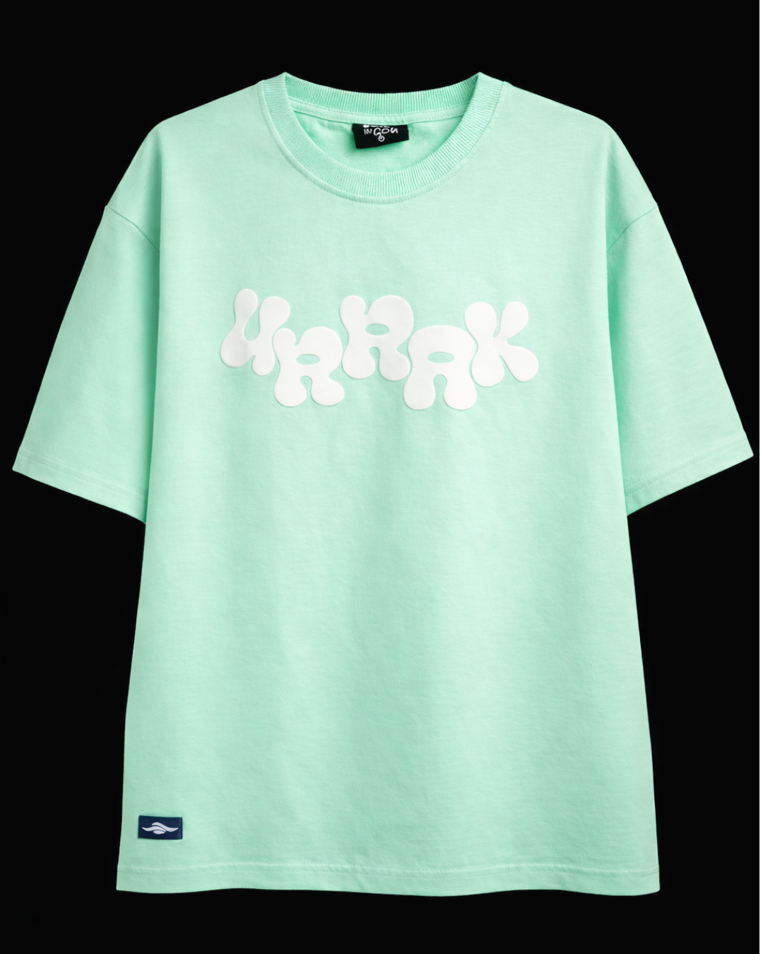 Pre- Order - Urrak Signature Puff Print Oversized Tee - Pastel Mint