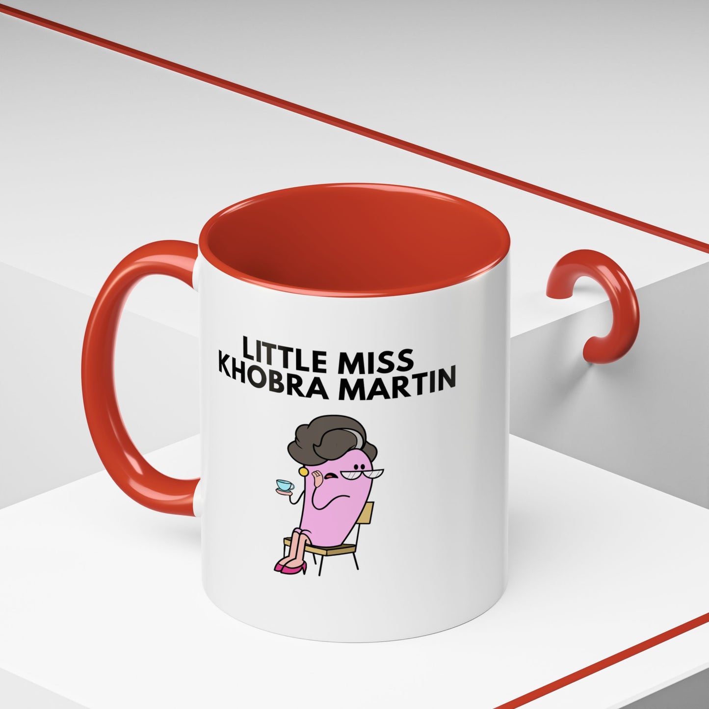 Little Miss Khobra Martin Accent Coffee Mug  (11oz)
