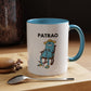 Patrao Coffee Mug — Funny Relaxed Character Accent Mug (11oz)