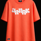 Pre- Order - Urrak Signature Puff Print Oversized Tee - Coral