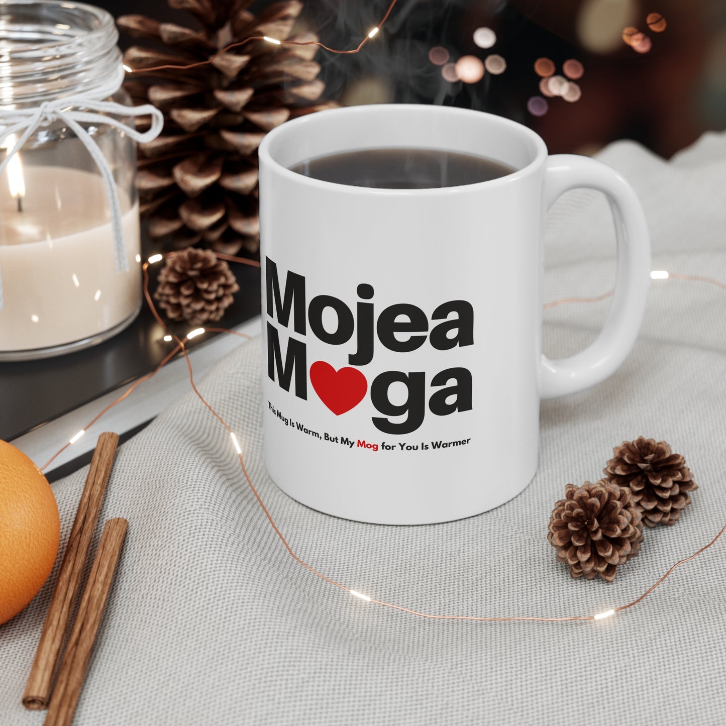 Mojea Moga Ceramic Coffee Cup, 11oz