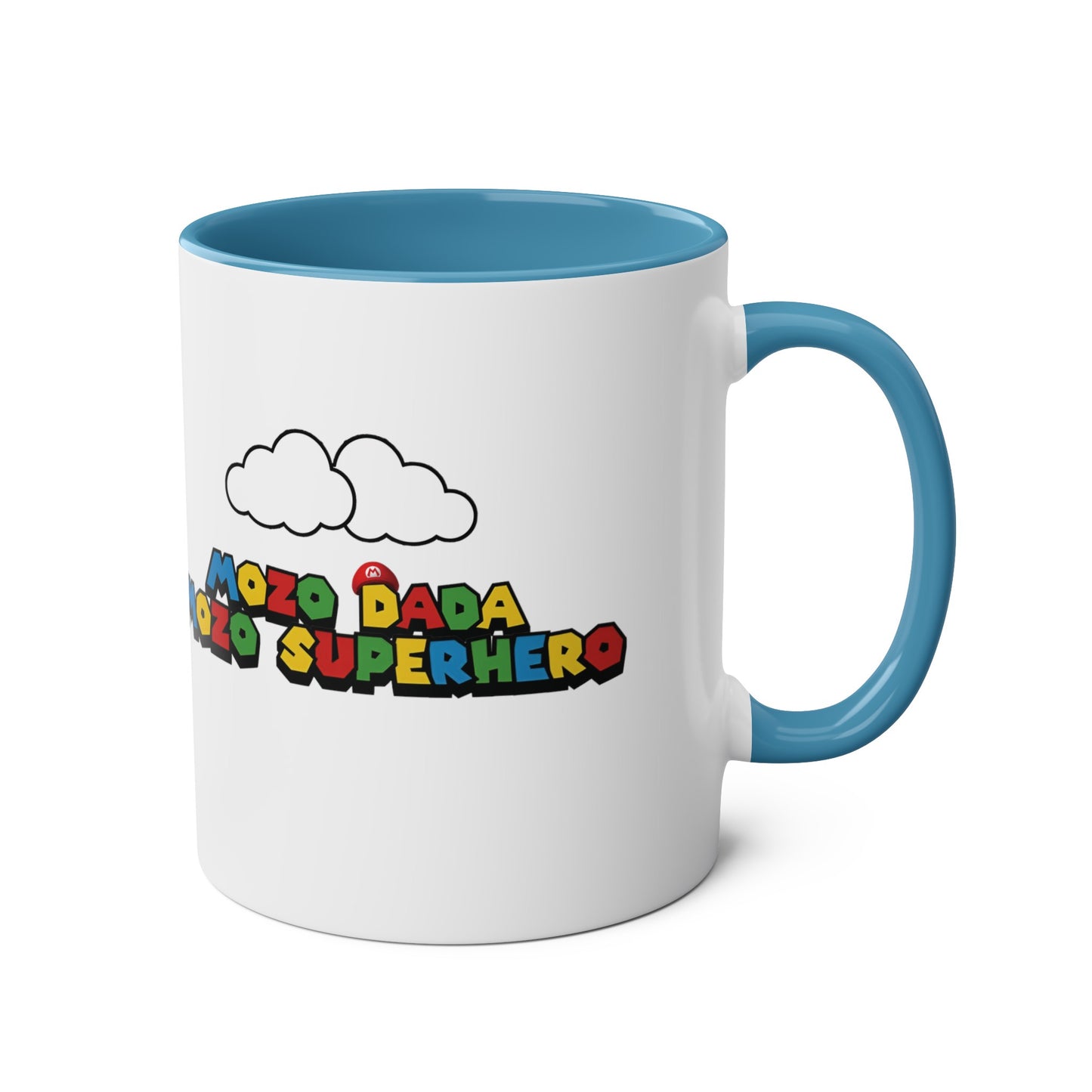 Mozo Dada Mozo Superhero Two-Tone Coffee Mug 11oz