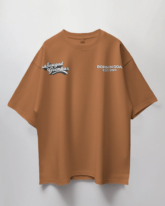 Ultra Premium Susegad Goemkar Tee – Sandal | Puff Print Unisex Fit