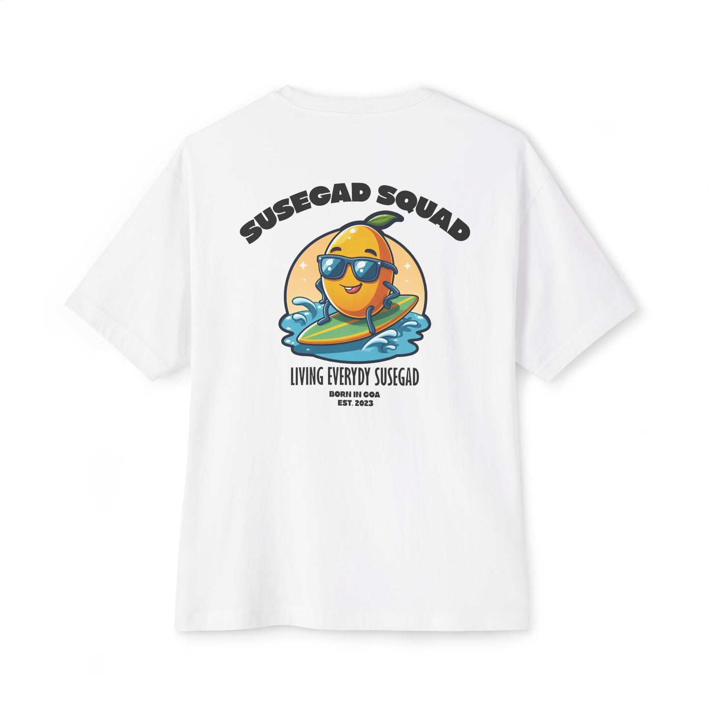 Unisex Susegad Squad Mango Surf oversized t-shirts