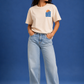 Born in Goa – Surf Life | Premium Oversized Tee – Beige