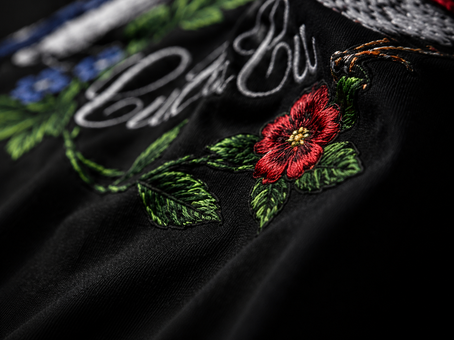 Pre order Cu Cu Ru Cu Full Embroidery Statement Tee