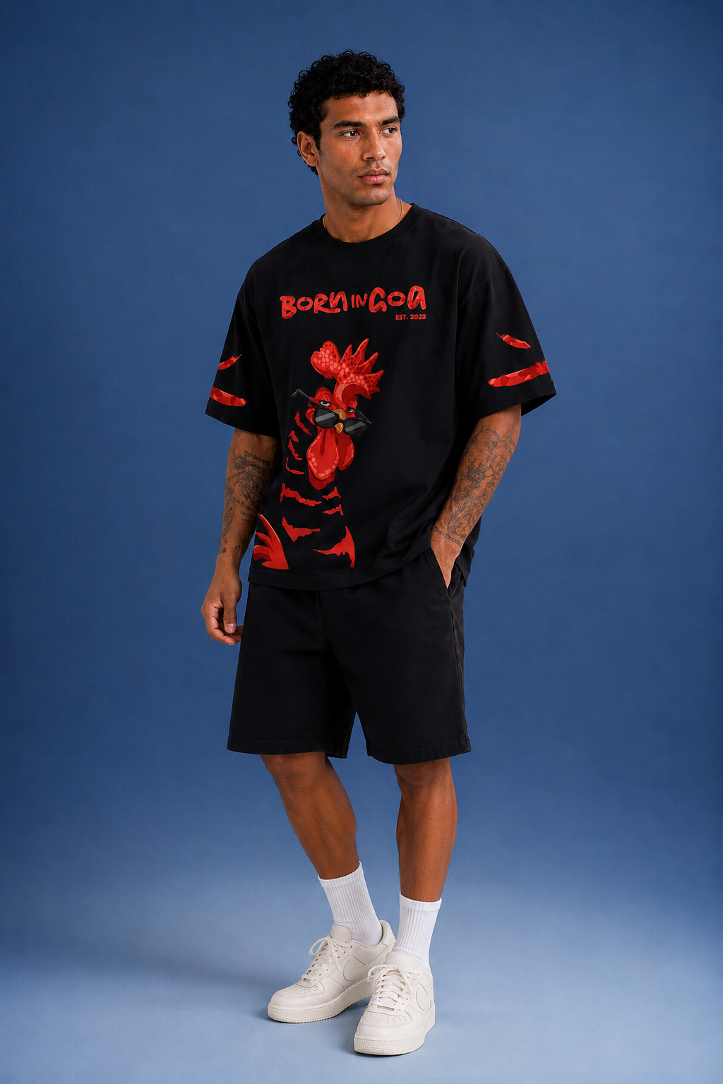 Kombo – The All Day Charmer | Premium Oversized Tee (Black)