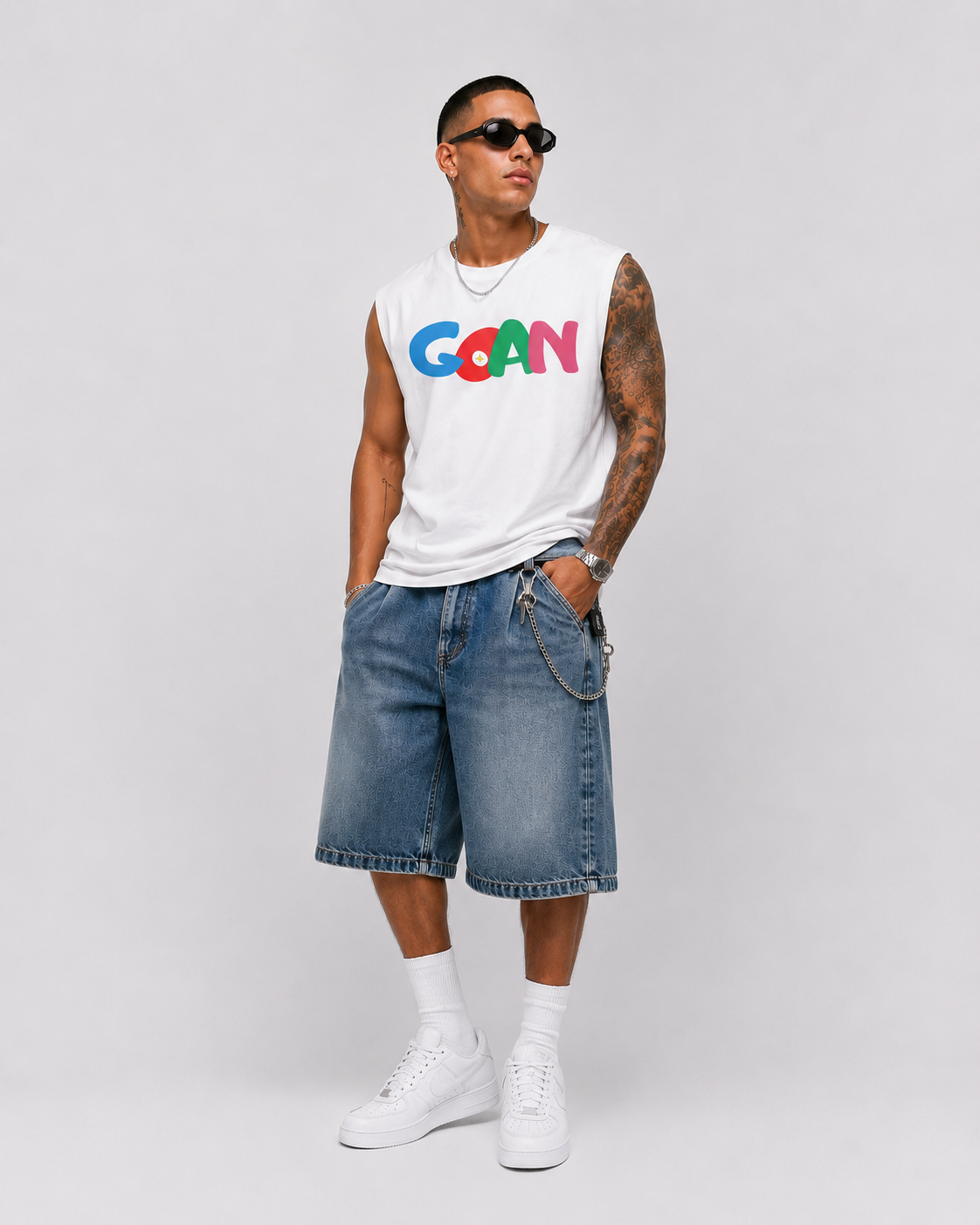 Goan Summer vibe Oversized tank top