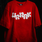 Pre- Order - Urrak Signature Puff Print Oversized Tee - Red
