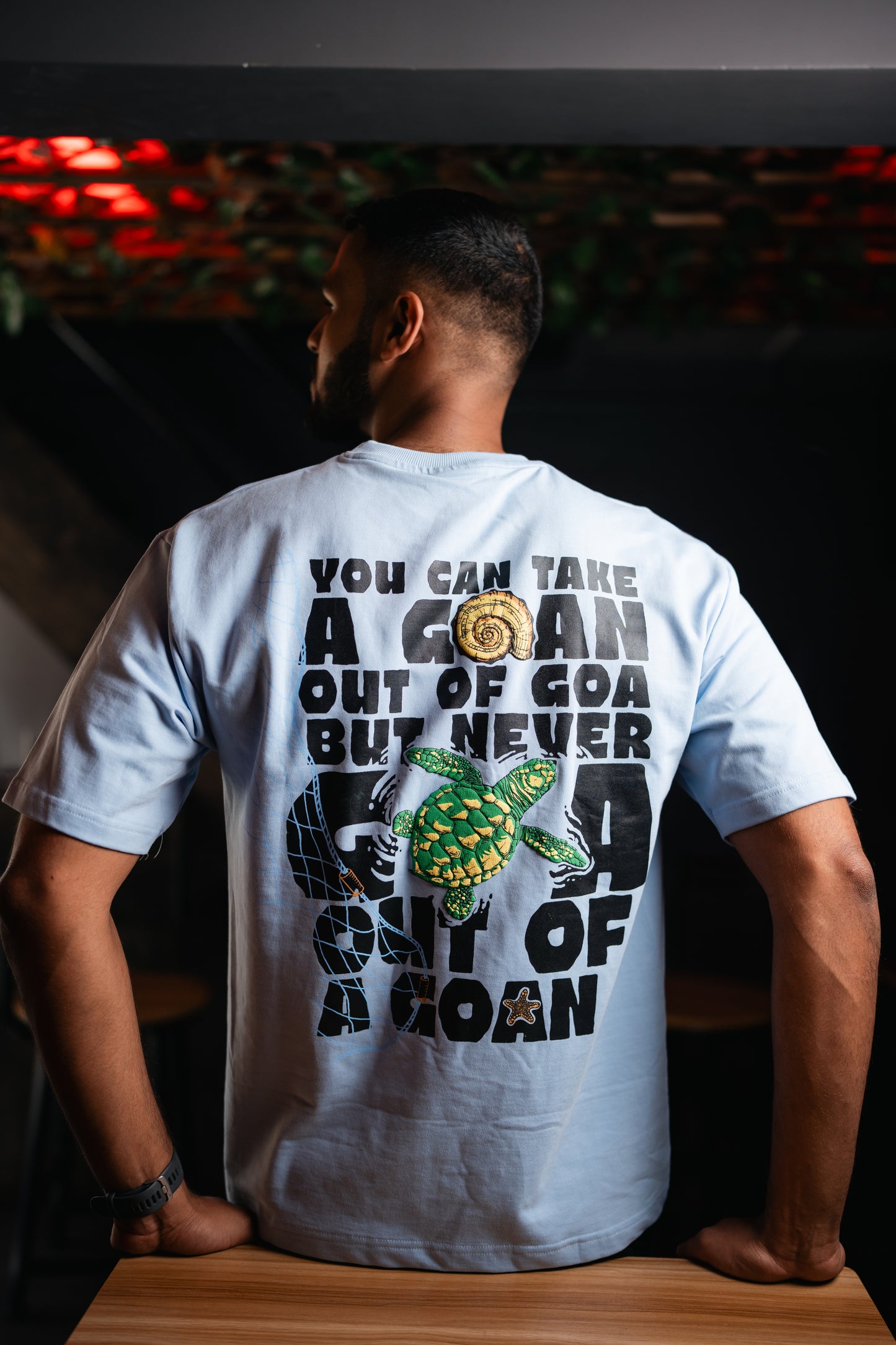 Goa Never Leaves You Ultra Premium Oversized T-Shirt